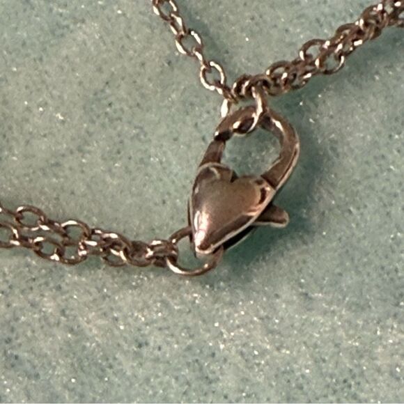 Brighton, love is all you need Blue and Silver Heart Pendant Necklace - Picture 9 of 13